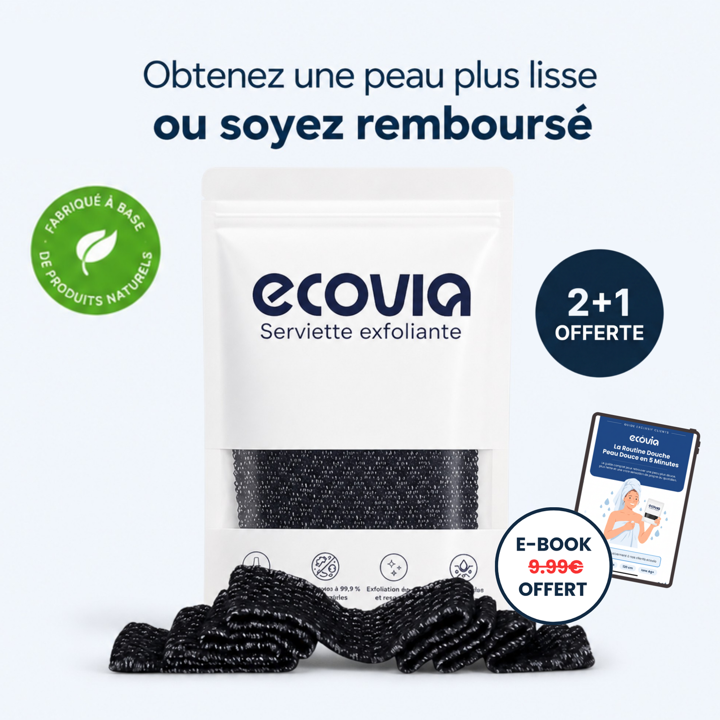 Curakin Exfoliating Shower Towel